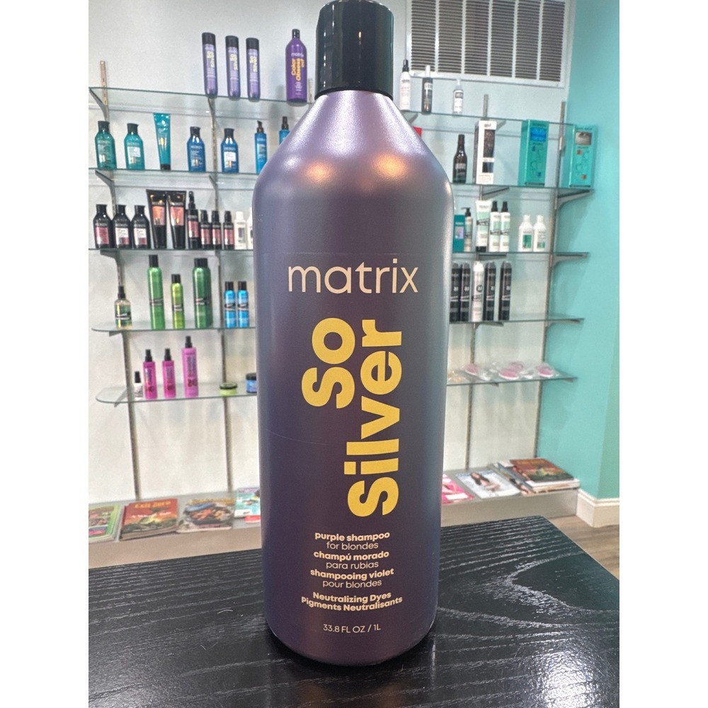 Matrix Shampoo Unisex 33.8oz Total Results So Silver Purple Toning NEW